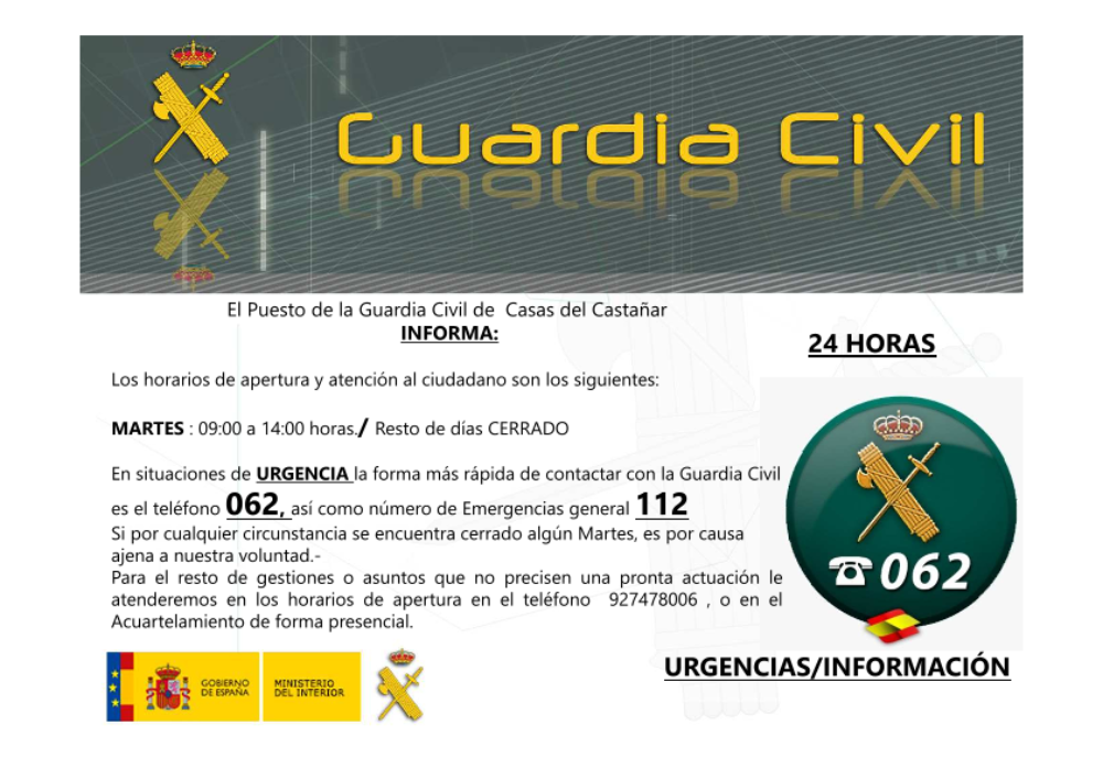 Imagen CUARTEL GUARDIA CIVIL- CASAS DEL CASTAÑAR