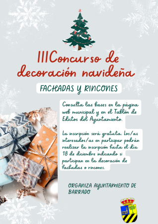 Imagen III CONCURSO NAVIDEÑO DE DECORACIÓN DE FACHADAS Y RINCONES