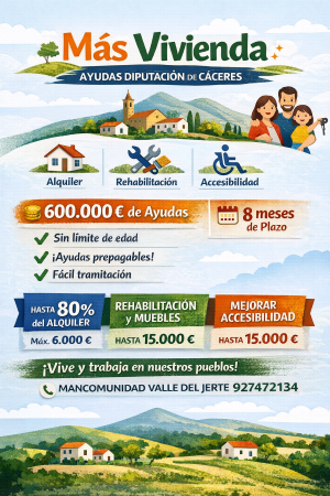 Imagen ¿¿ “Más Vivienda” · Diputación de Cáceres